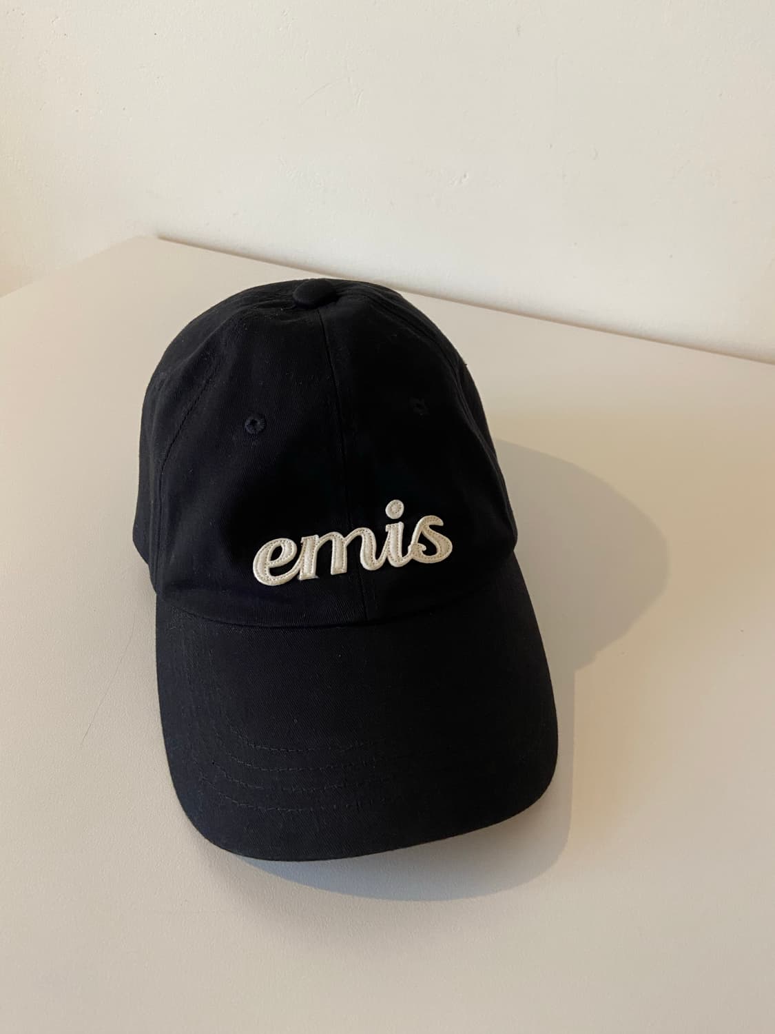 emis  아플리케 블랙 볼캡 상품이미지1