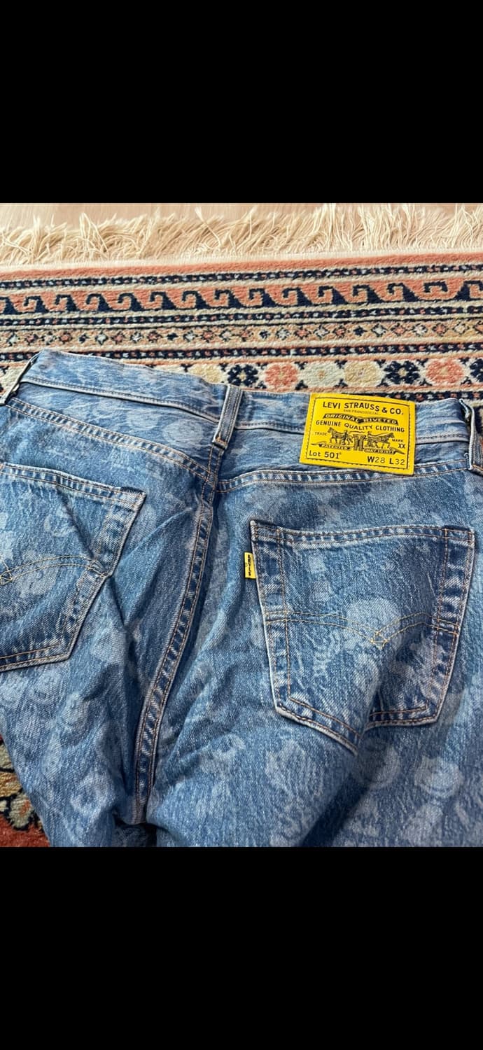 리바이스 501 28/32스누피 콜라보 상품이미지2