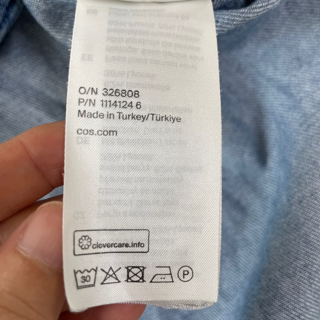 [36] 코스 COS 여성 릴렉스핏 데님셔츠  상품이미지6