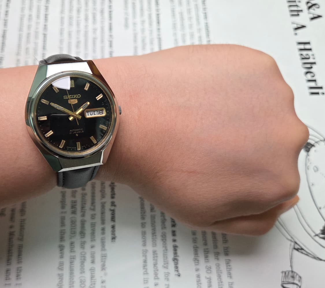 빈티지 세이코 데이데이트 오리지널 블랙다이얼 6319 오토매틱  상품이미지8