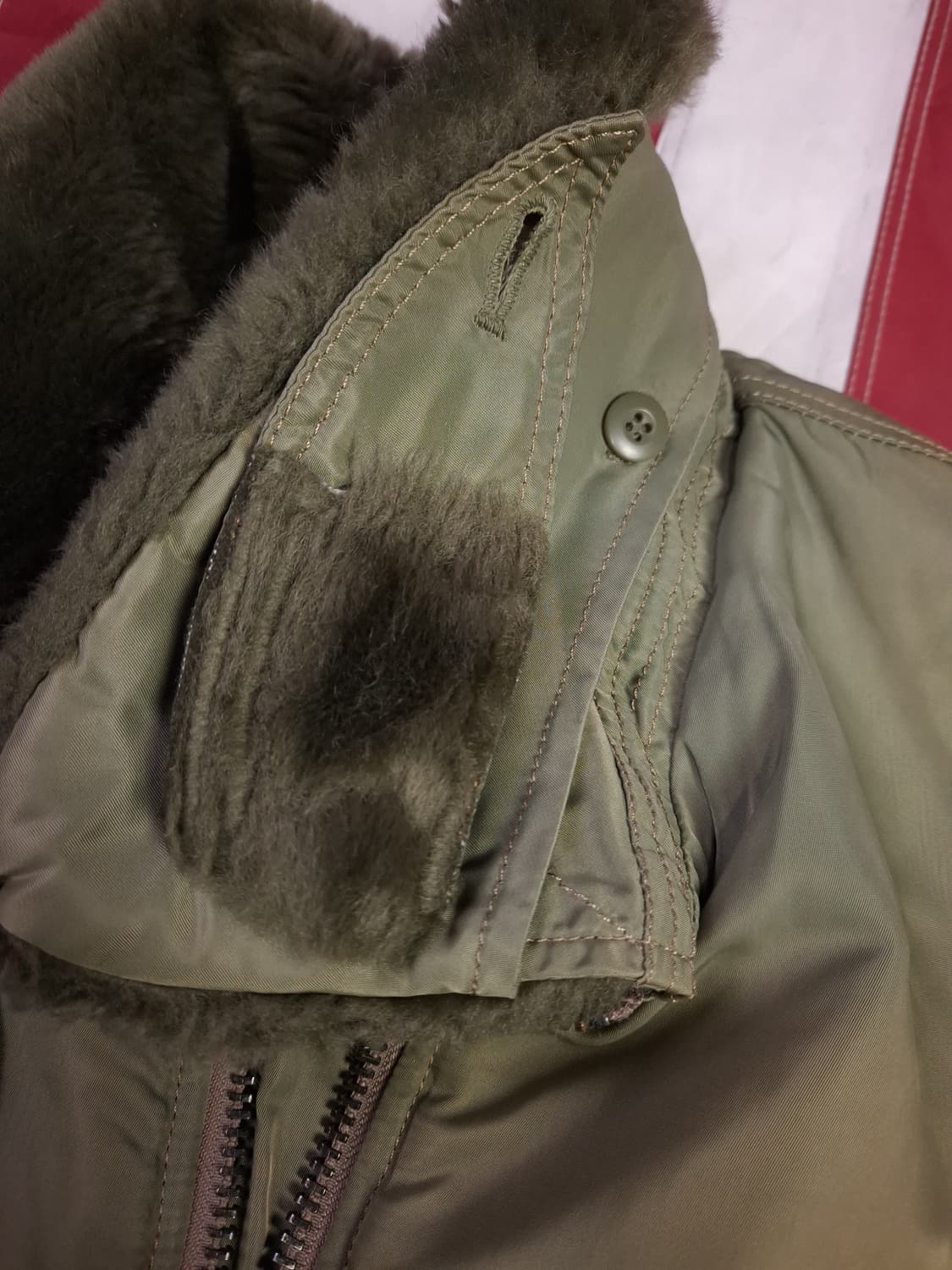 밀리터리 미공군 TAPE B-15C 항공자켓 상품이미지6