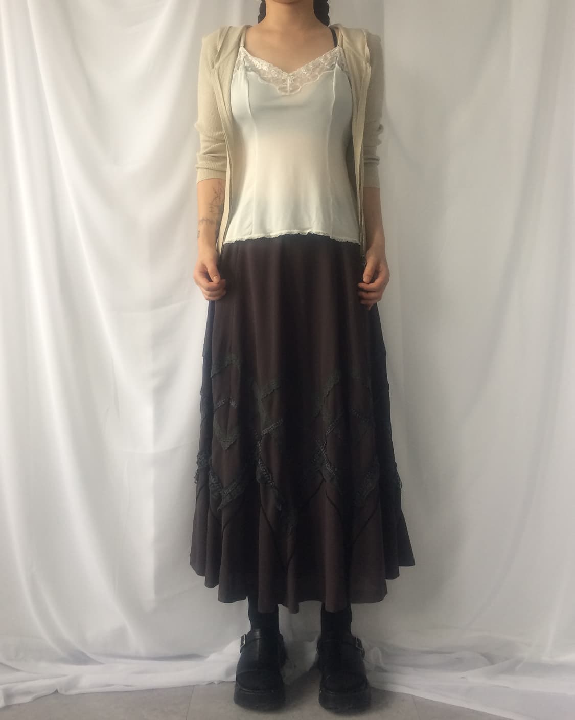 Lace point slip sleeveless 상품이미지1