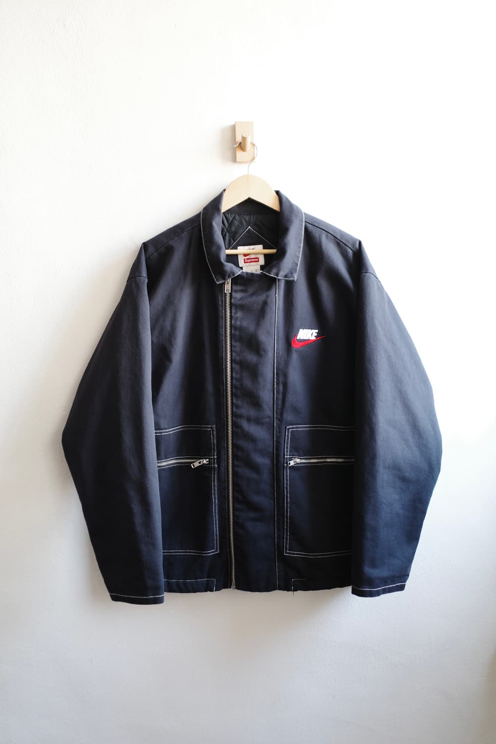 슈프림 x 나이키 더블 집 퀼티드 워크 자켓 상품이미지2