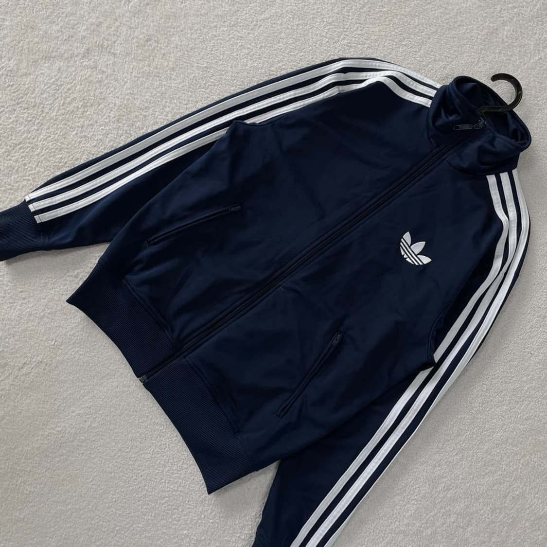 90 아디다스 파이어버드 네이비 져지 상품이미지3