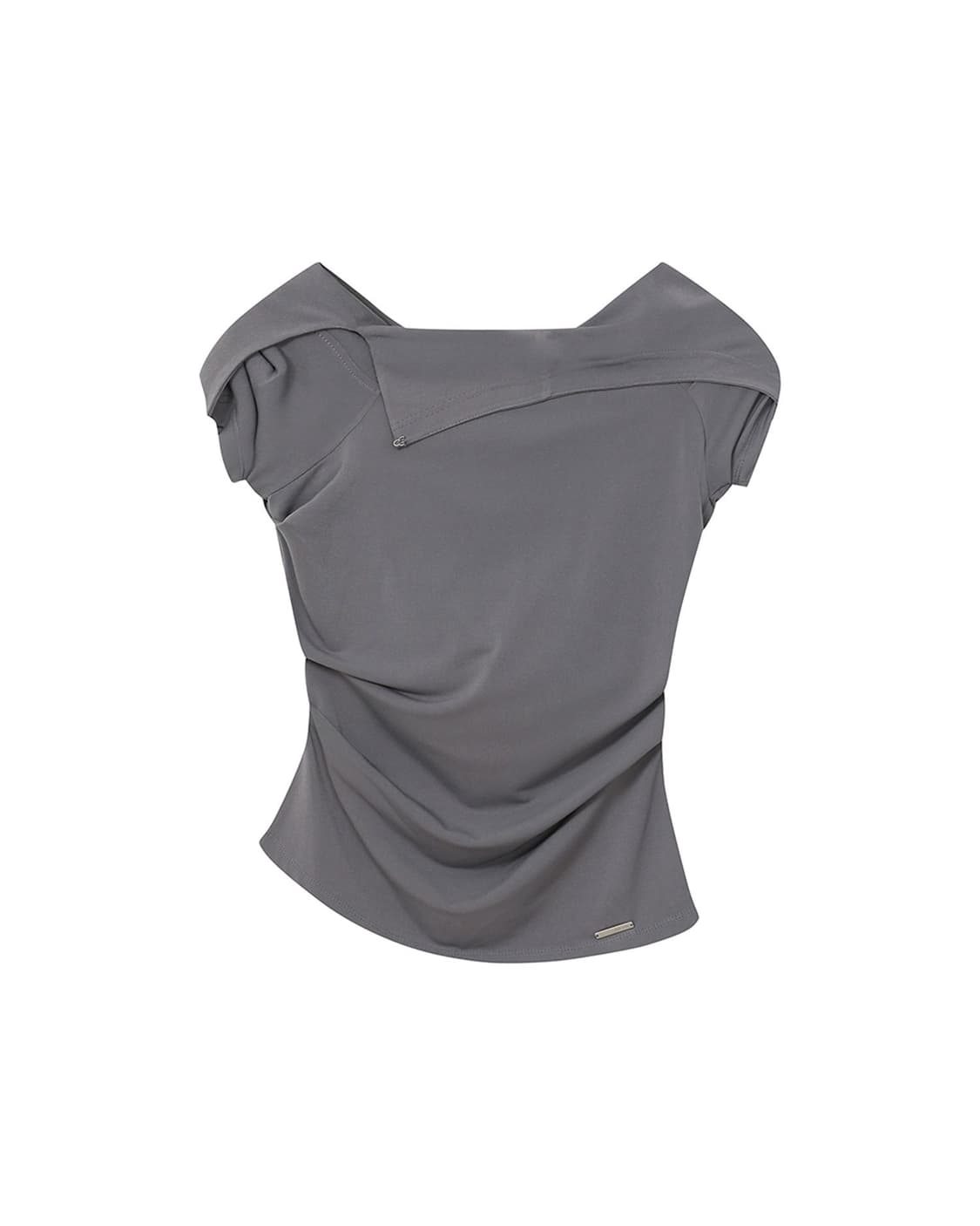 미세키서울 드레이프 후디 탑 그레이 상품이미지3