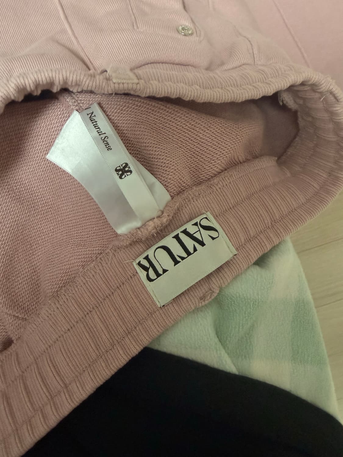 세터 테오 코튼 밴딩 스웨트팬츠 빈티지 로즈 상품이미지6