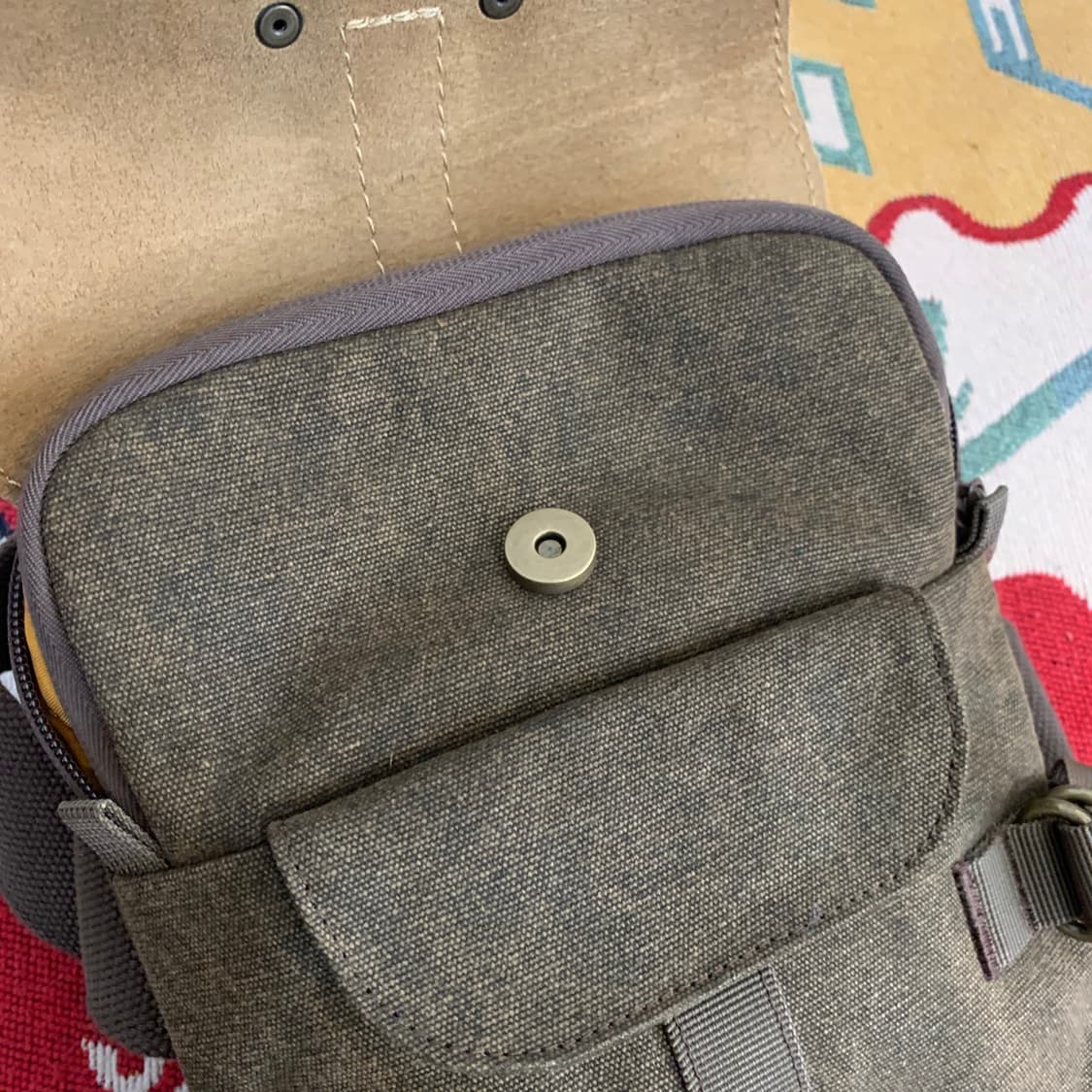 내셔널지오그래픽 워시드 캔버스 카메라 슬링백 크로스백 상품이미지5