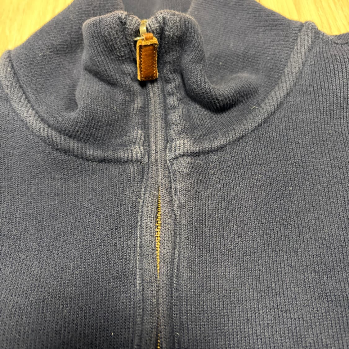 폴로 랄프로렌 레드포니 코튼 네이비 반집업  상품이미지6