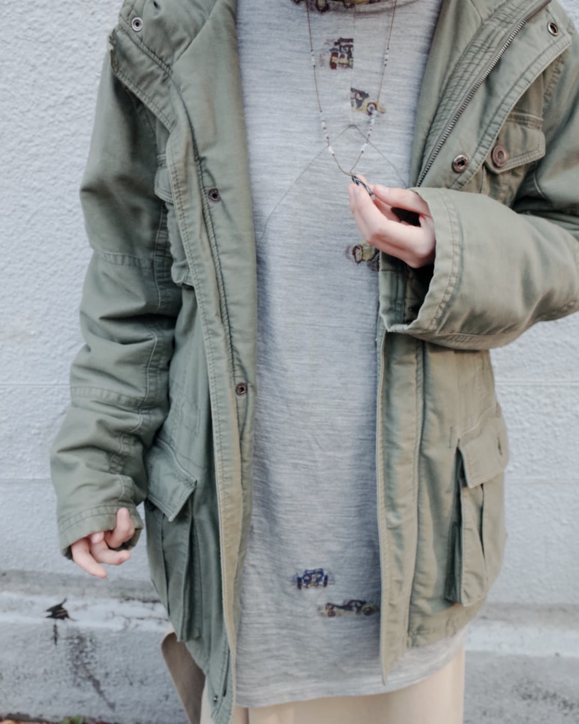 twilight flame long necklace 길이조절 끈 목걸이 상품이미지5