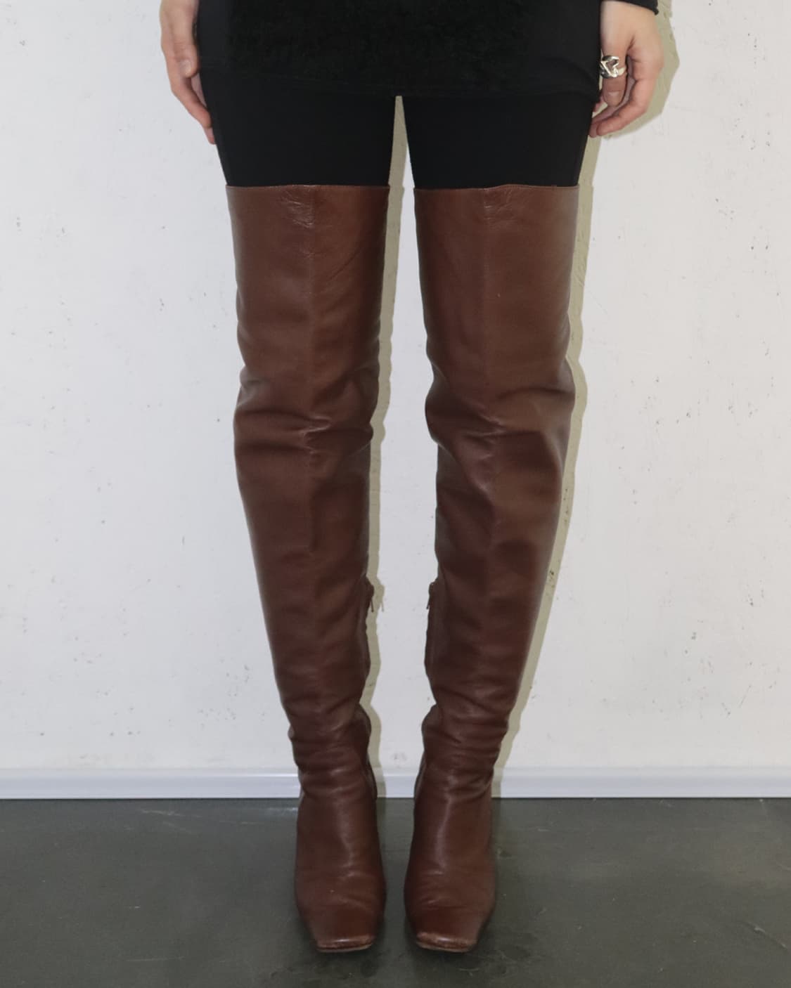 마르니 03AW 오버 더 니 부츠 상품이미지1