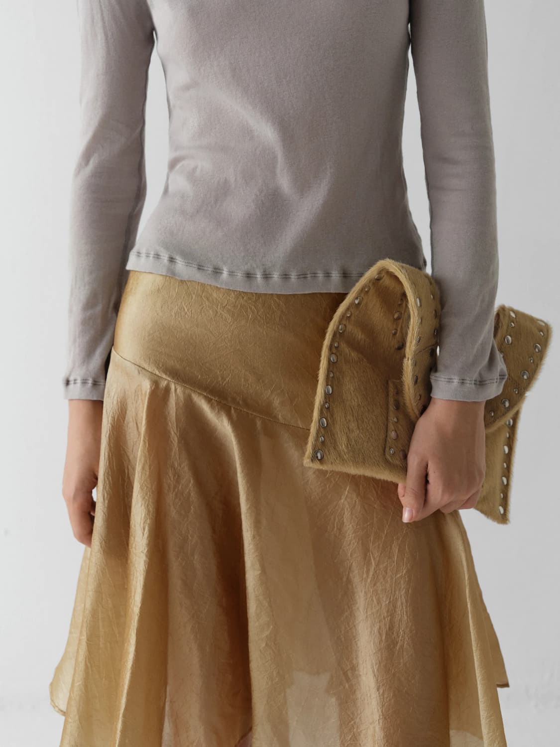 F/ Gimaguas 기마구아스 미니 프랑카백/ 송치 베이지 상품이미지4