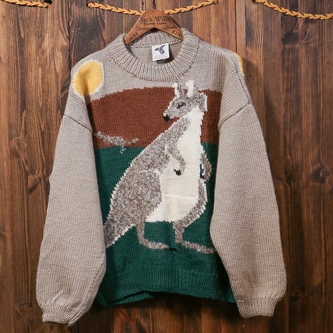 Bonzo 핸드메이드 캥거루 포켓 니트 상품이미지1