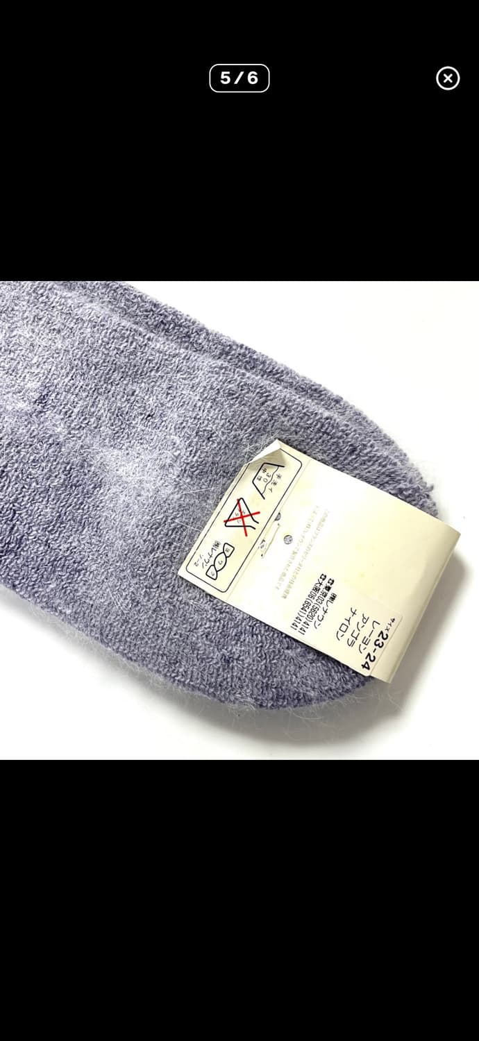 셀린느 정품 앙고라 양말(새) 상품이미지3