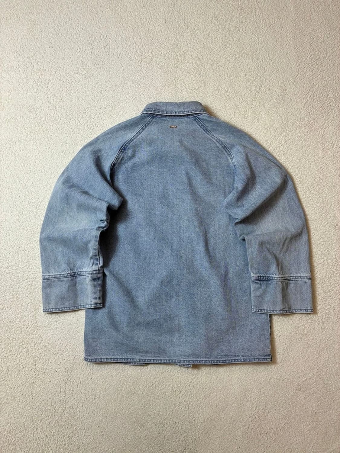 아르마니 익스체인지 커프스 디테일 데님 셔츠 PN6847 상품이미지5