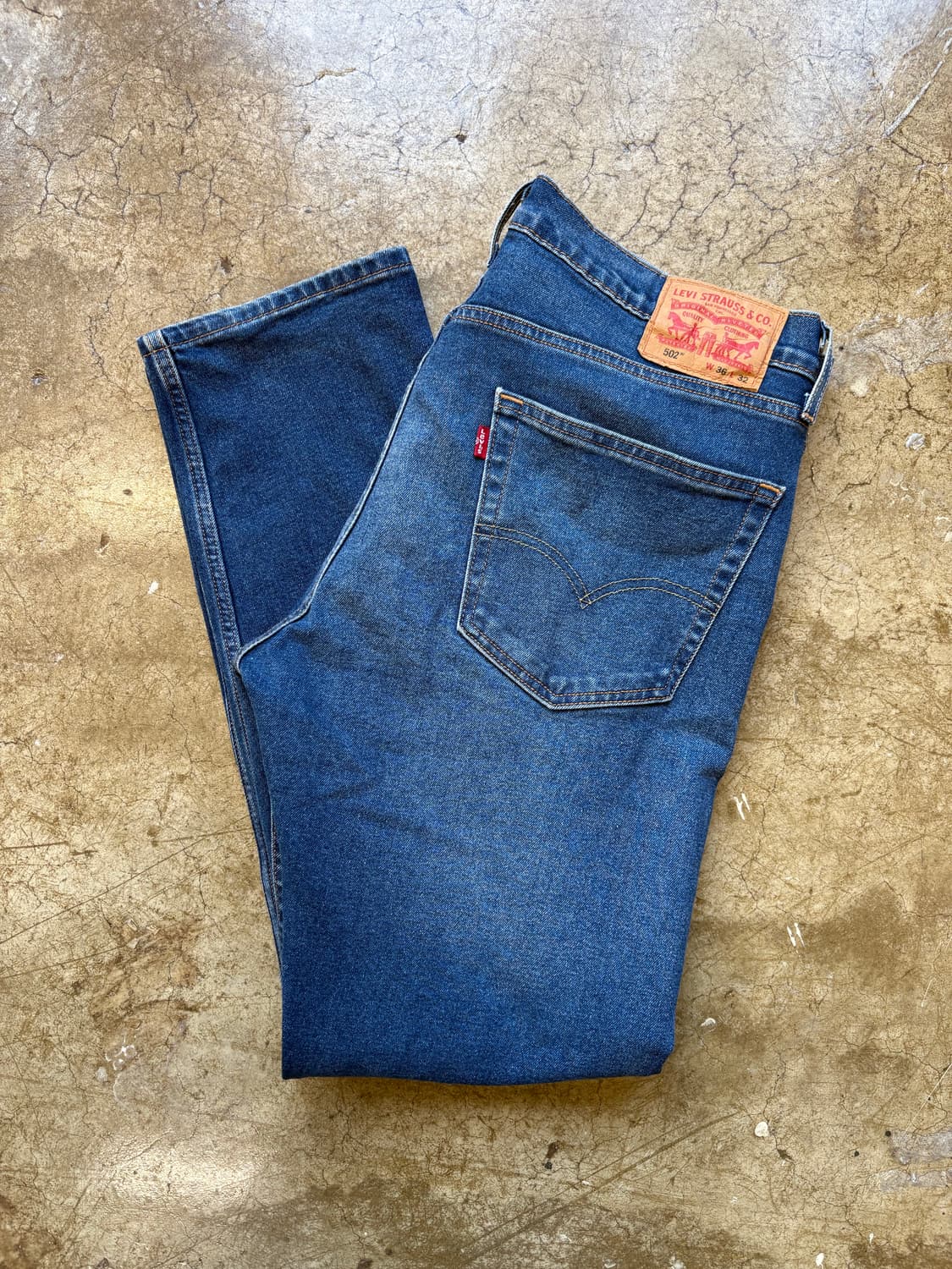 리바이스 502 워싱 데님 상품이미지1