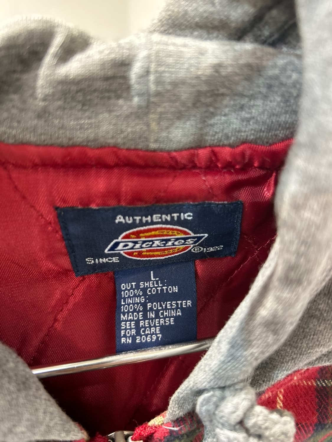 디키즈 체크 셔츠 후드 자켓 상품이미지3