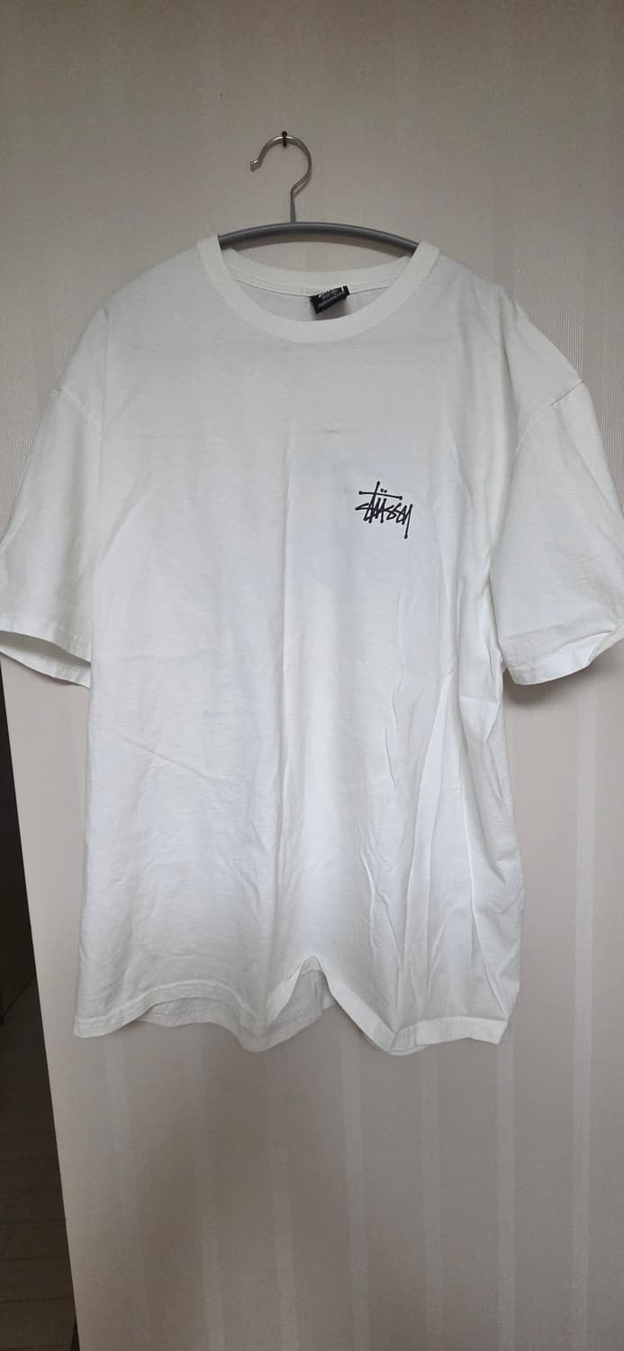 스투시 베이직 반팔 블랙,화이트 XL 상품이미지3