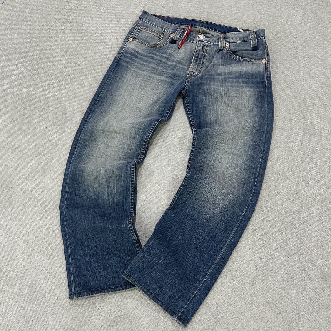 청바지 데님팬츠 남성 빈티지 워싱진 504 34 상품이미지1