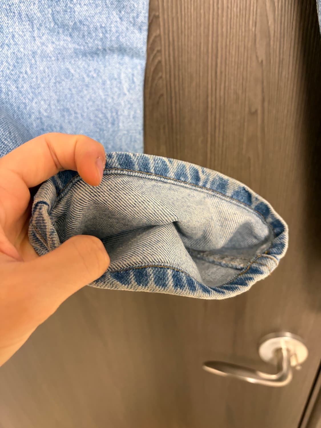 빈티지 칼하트 워크 데님 연청 32x30사이즈 상품이미지3