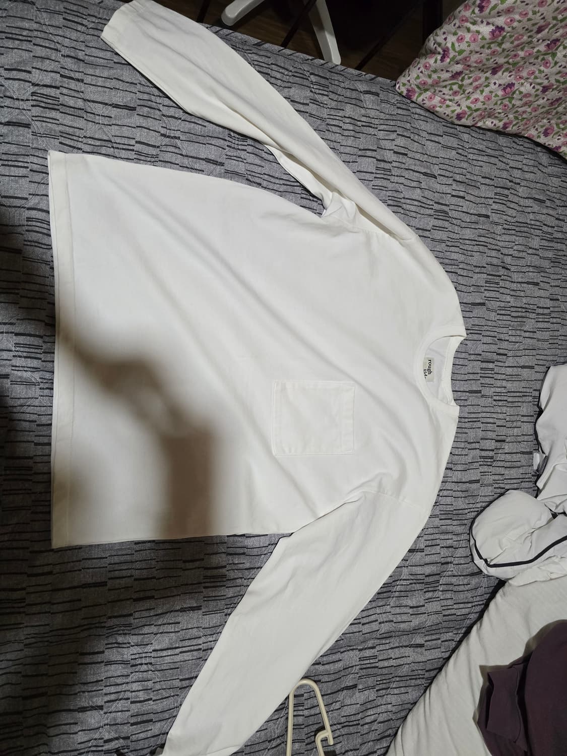 러프 사이드 프라이머리 롱슬리브 오프화이트 1사이즈 상품이미지1