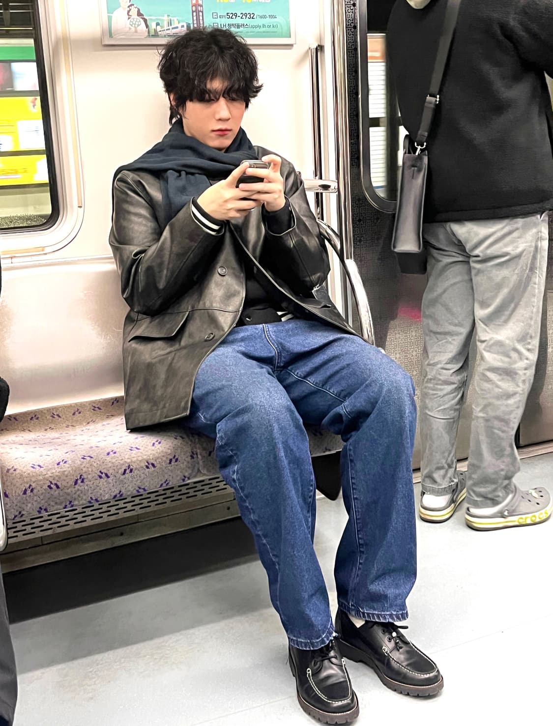 비슬로우 레더 코트 자켓 L 상품이미지5