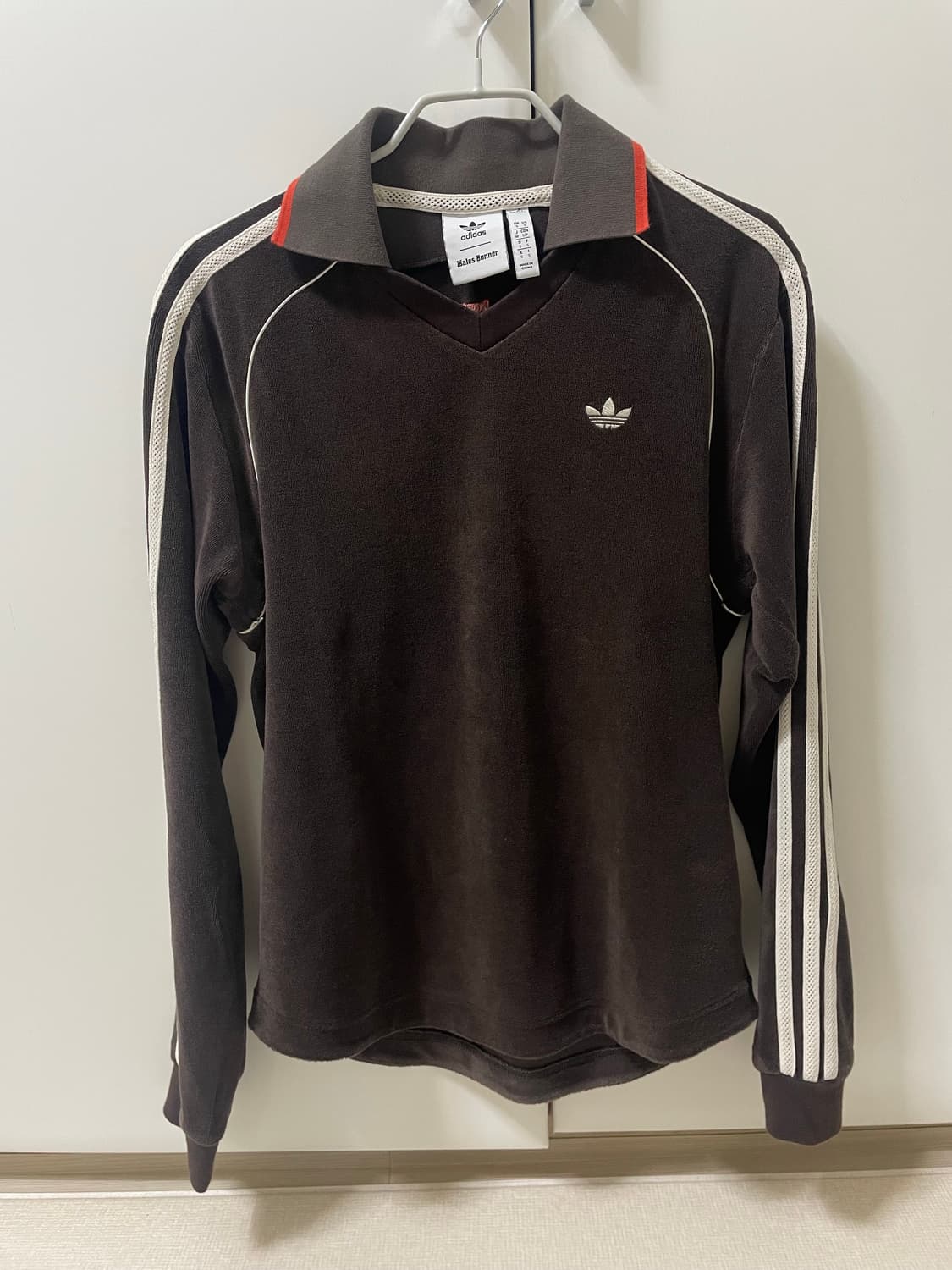 아디다스 x 웨일스 보너 웨일즈 보너 타월 롱 슬리브 다크 브라운 상품이미지2