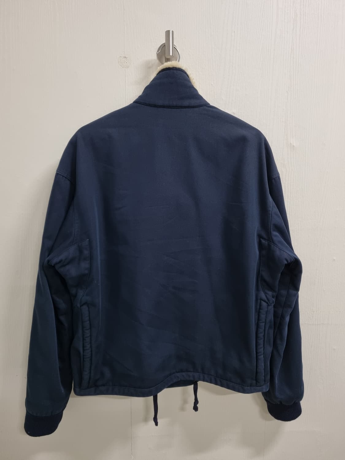 A.P.C. KANYE 네이비 셰르파 칼라 봄버 자켓 S 상품이미지6