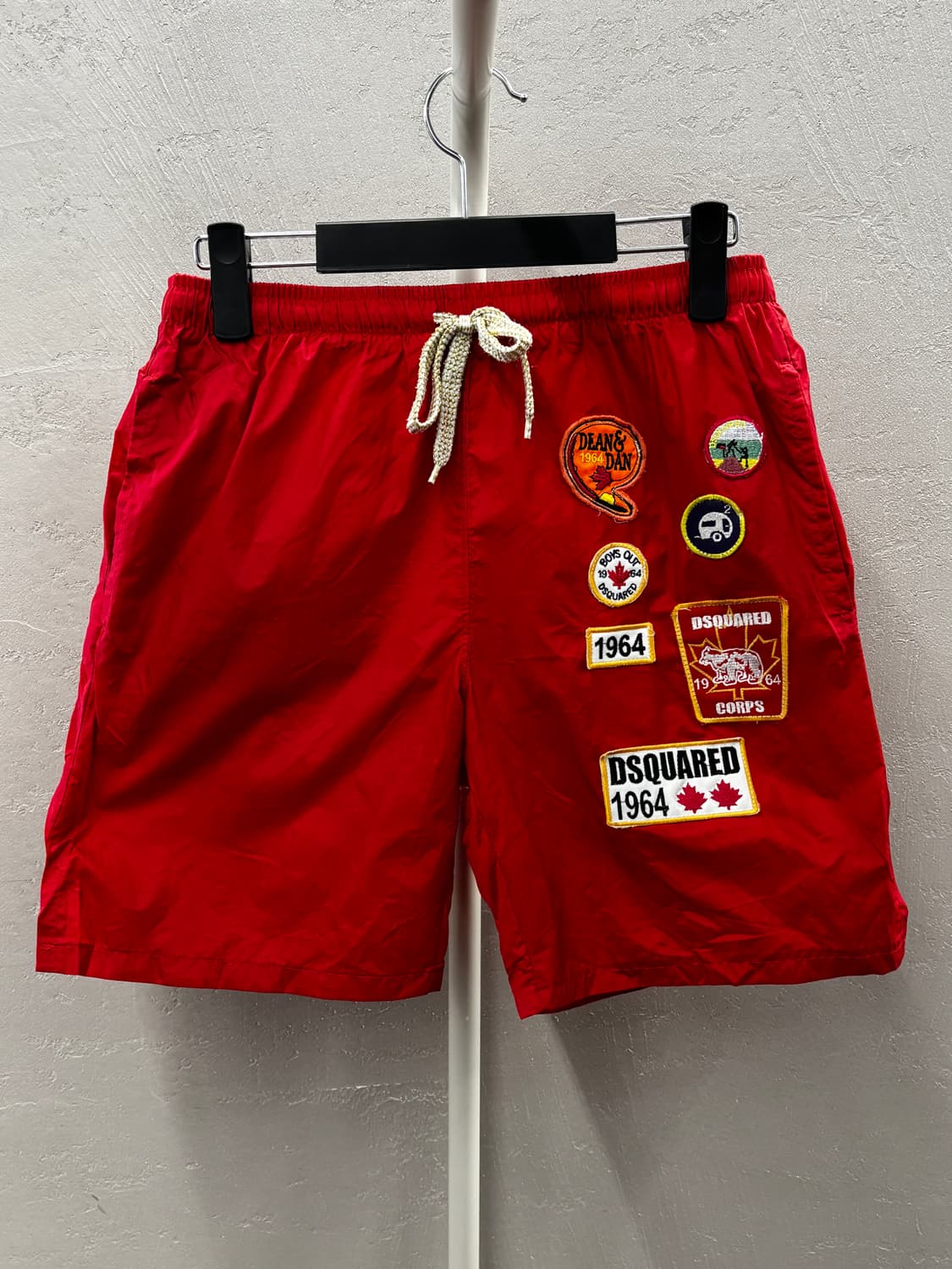 디스퀘어드 레드 패치 반바지 M 상품이미지2