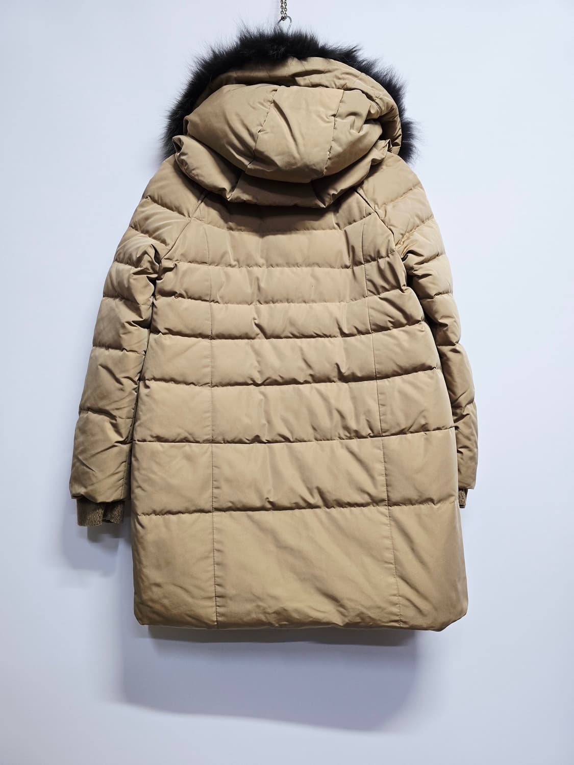 시스템 여성 덕다운패딩 코트 베이지 상품이미지5