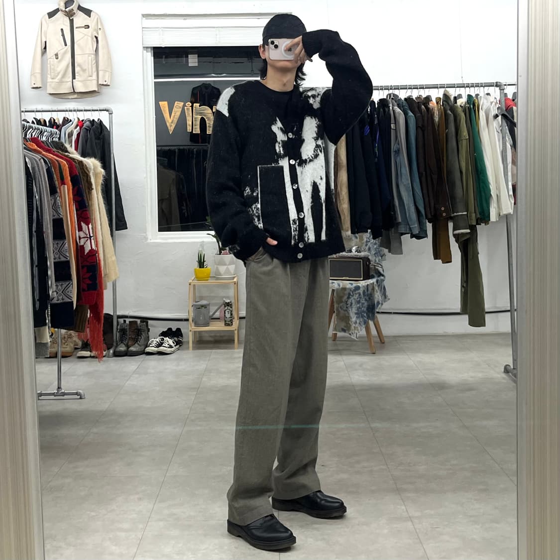 [L] 노매뉴얼 PPS Hairy 가디건 상품이미지7