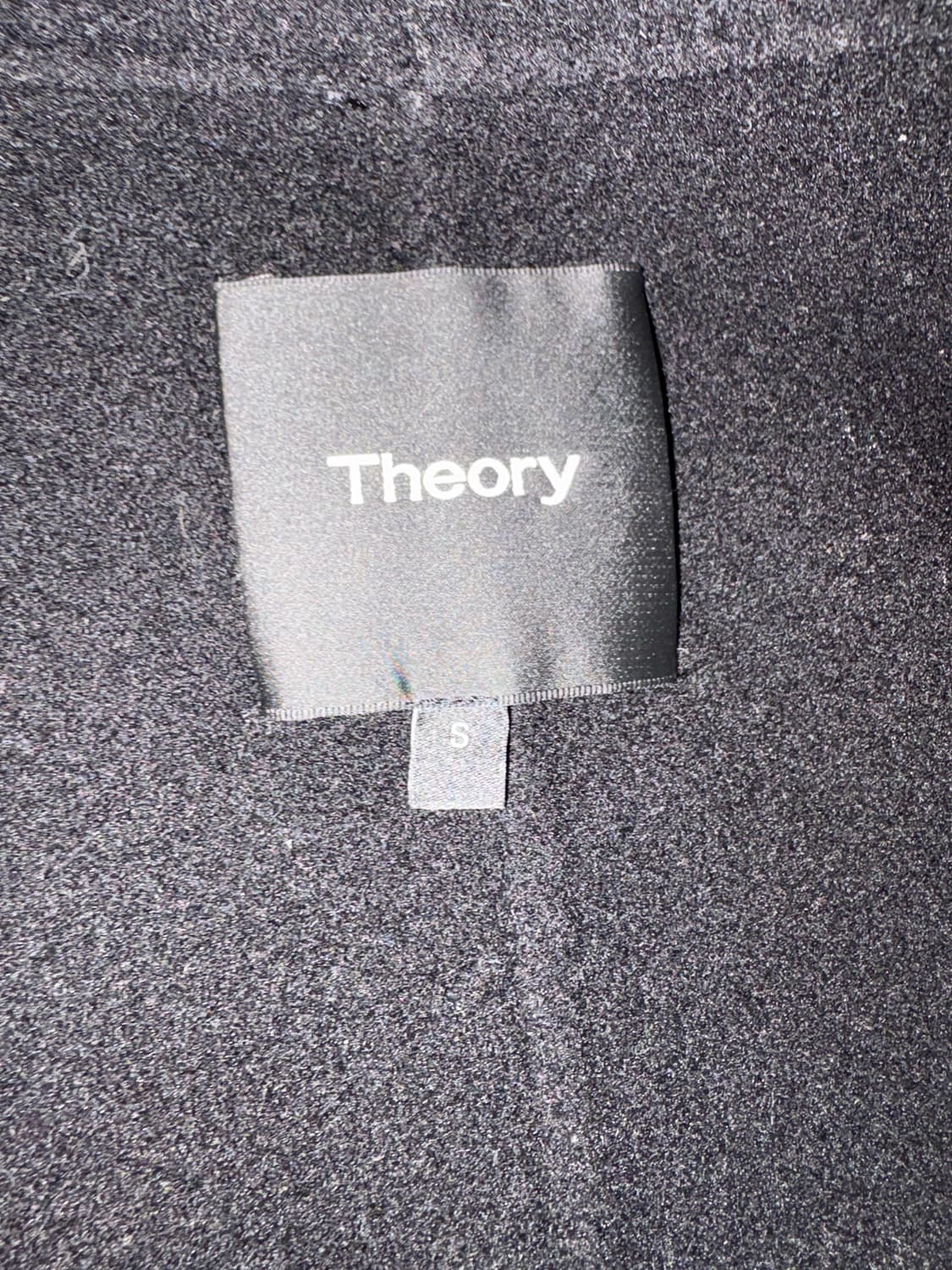 Theory 여성 블랙 로브 코트 상품이미지4