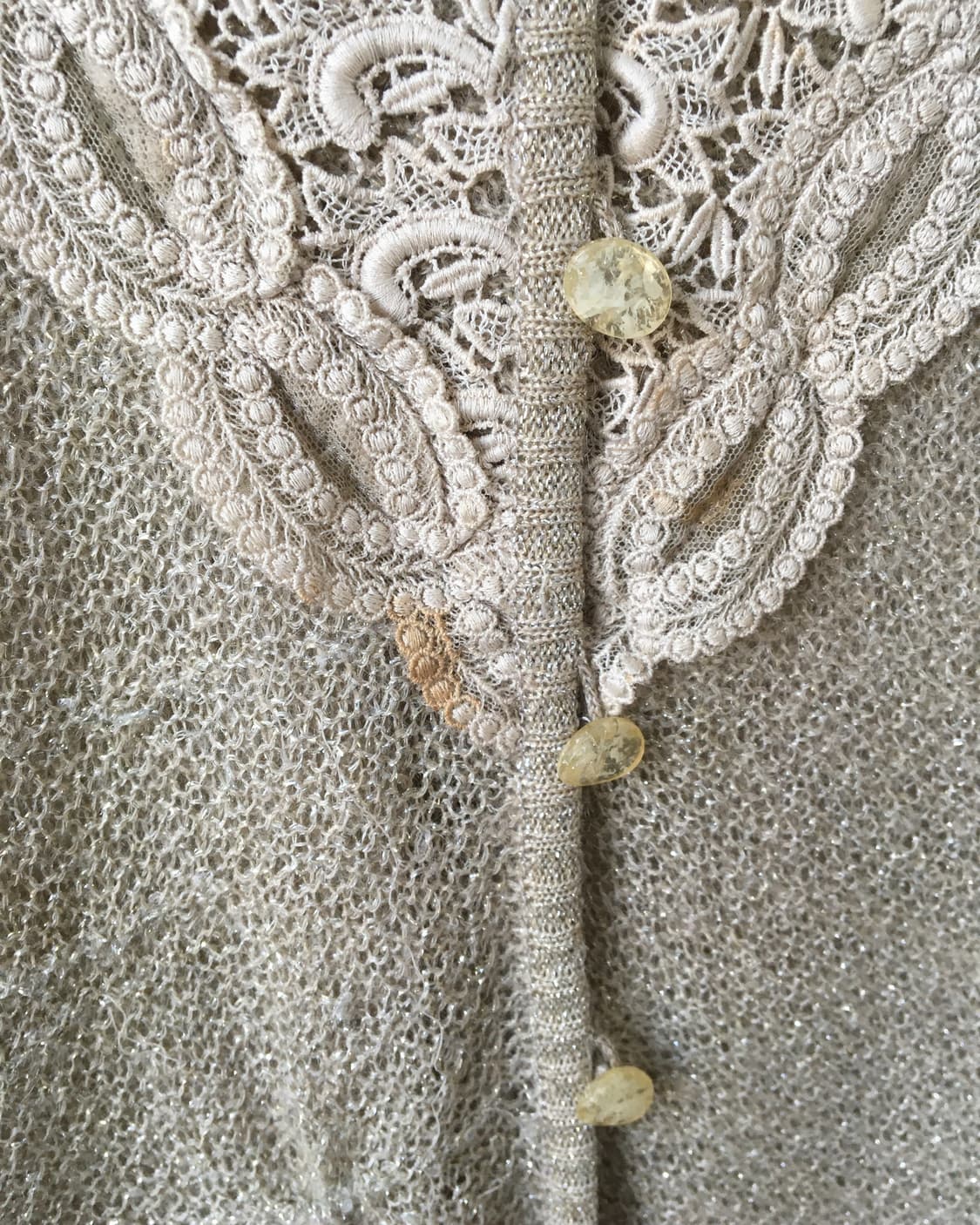 Crochet trimming net shirt 상품이미지5