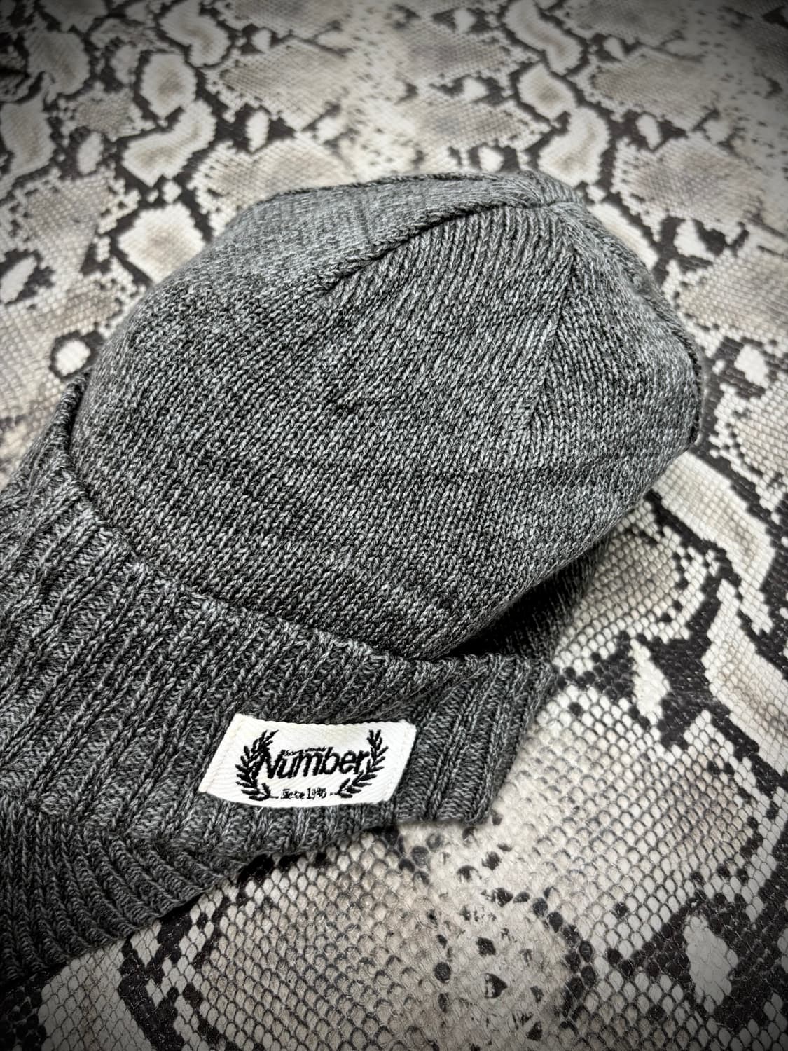 “Vintage” Grey Knit Cap 상품이미지3