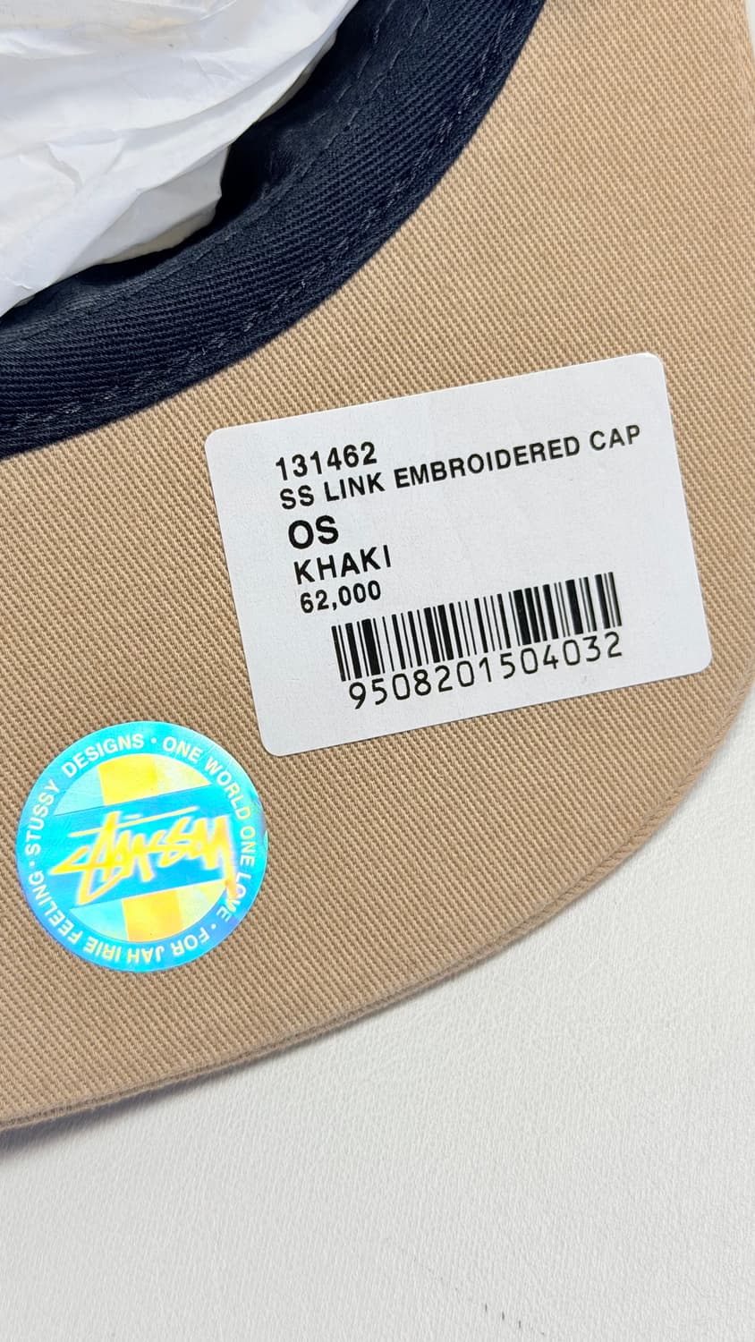 택달린 새상품) 스투시 SS 링크 엠브로이더드 볼캡 상품이미지6