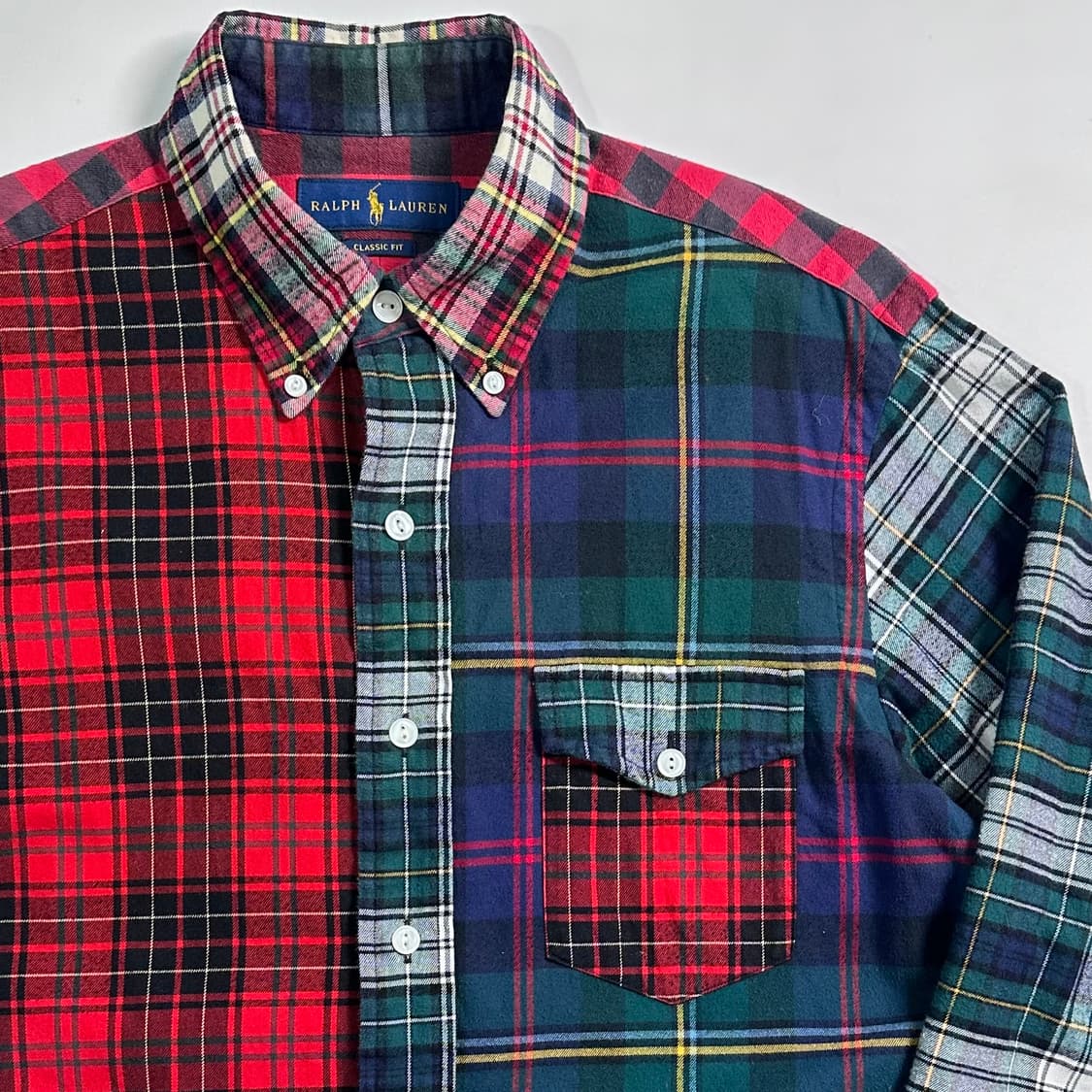 폴로 랄프로렌 패치워크 셔츠 상품이미지4