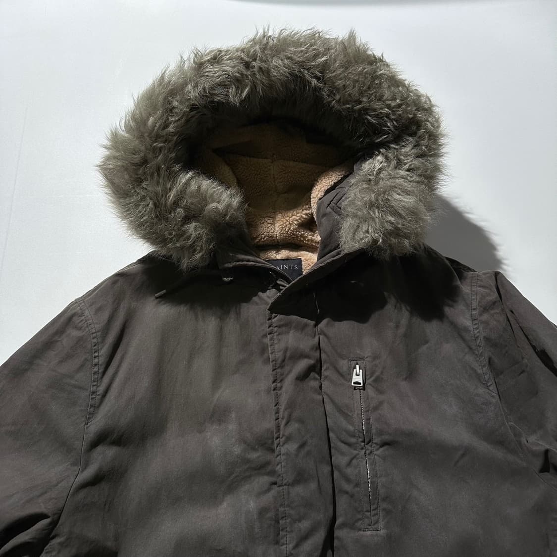 올세인츠 왁스드 피쉬테일 야상 필드자켓 상품이미지3