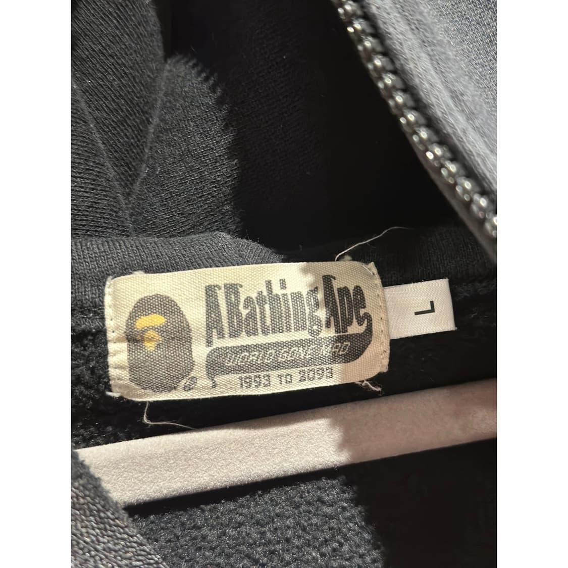 베이프 카모 에이프 헤드 후드집업 블랙 상품이미지3