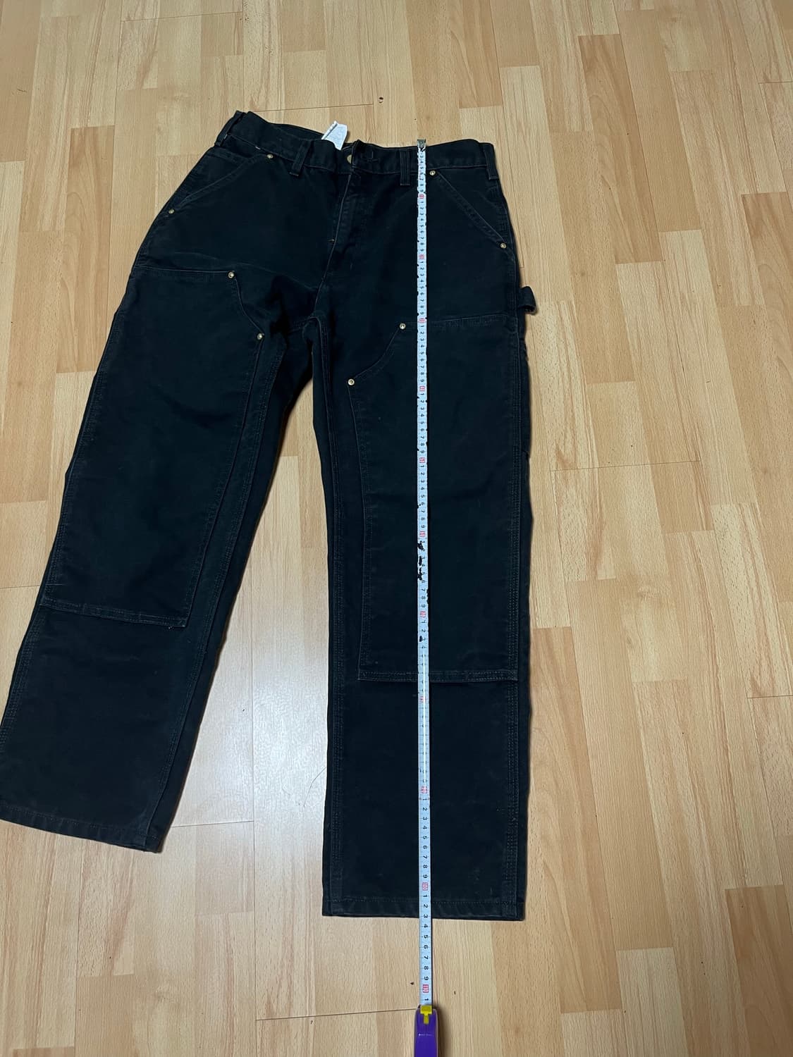 31x30 칼하트 더블니 블랙 B01 BLK 빈티지 상품이미지5