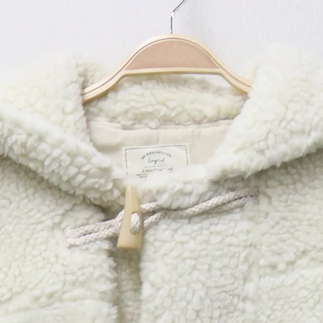 UNGRID 아이보리 양털 떡볶이 코트 61015 상품이미지5