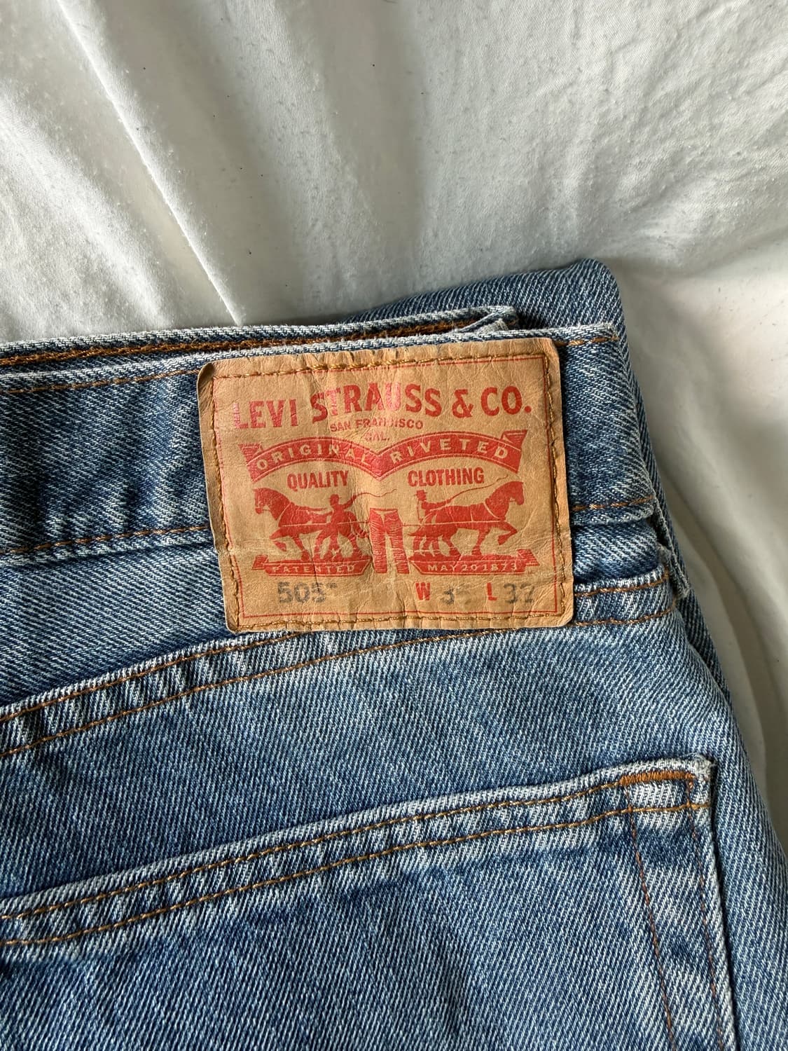 Levis 505 중청 W36-L32  상품이미지2