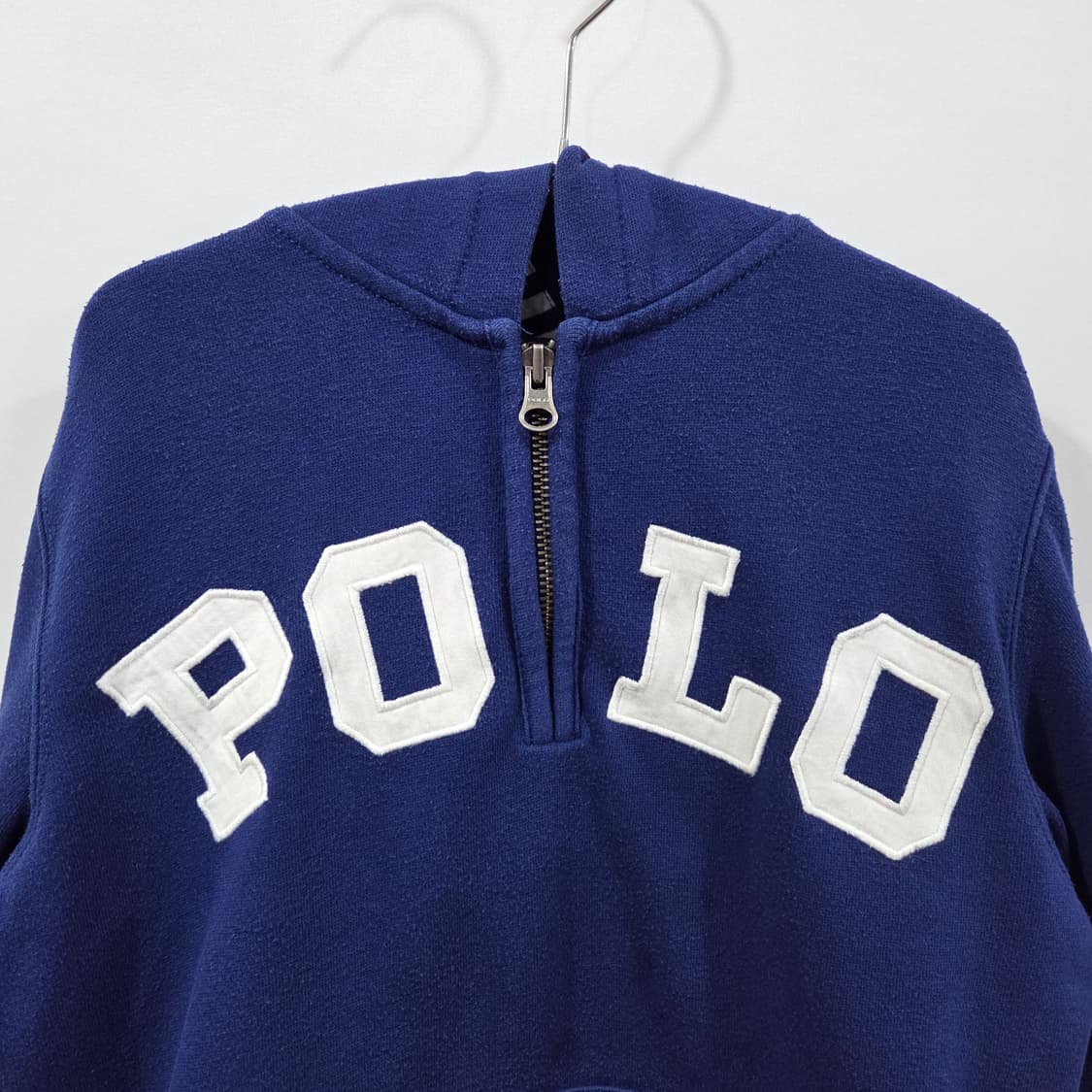 폴로랄프로렌 키즈 하프집업 블루 후드티 S(8) 상품이미지2
