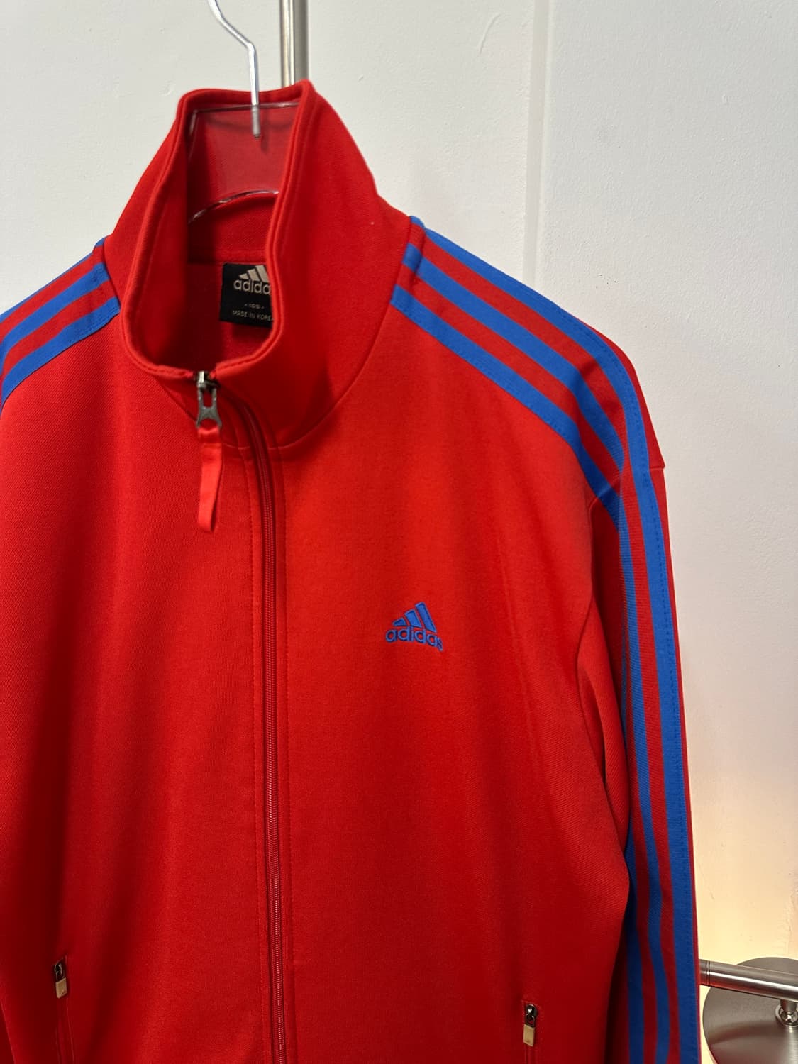Adidas 아디다스 레드블루 니트 져지 트랙탑 105 상품이미지3
