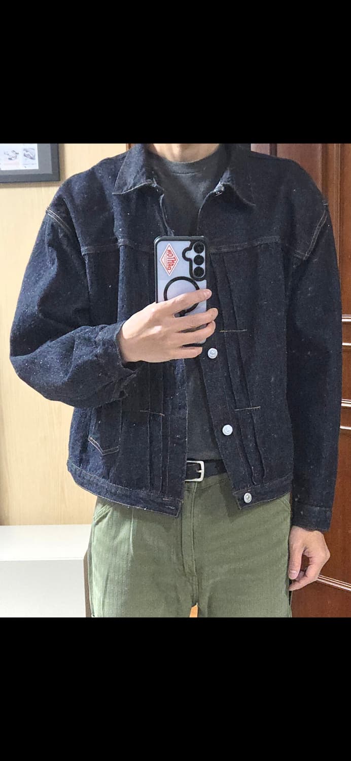 (착샷) 캡틴선샤인 타입1 트러커 데님 자켓 25fw 상품이미지9