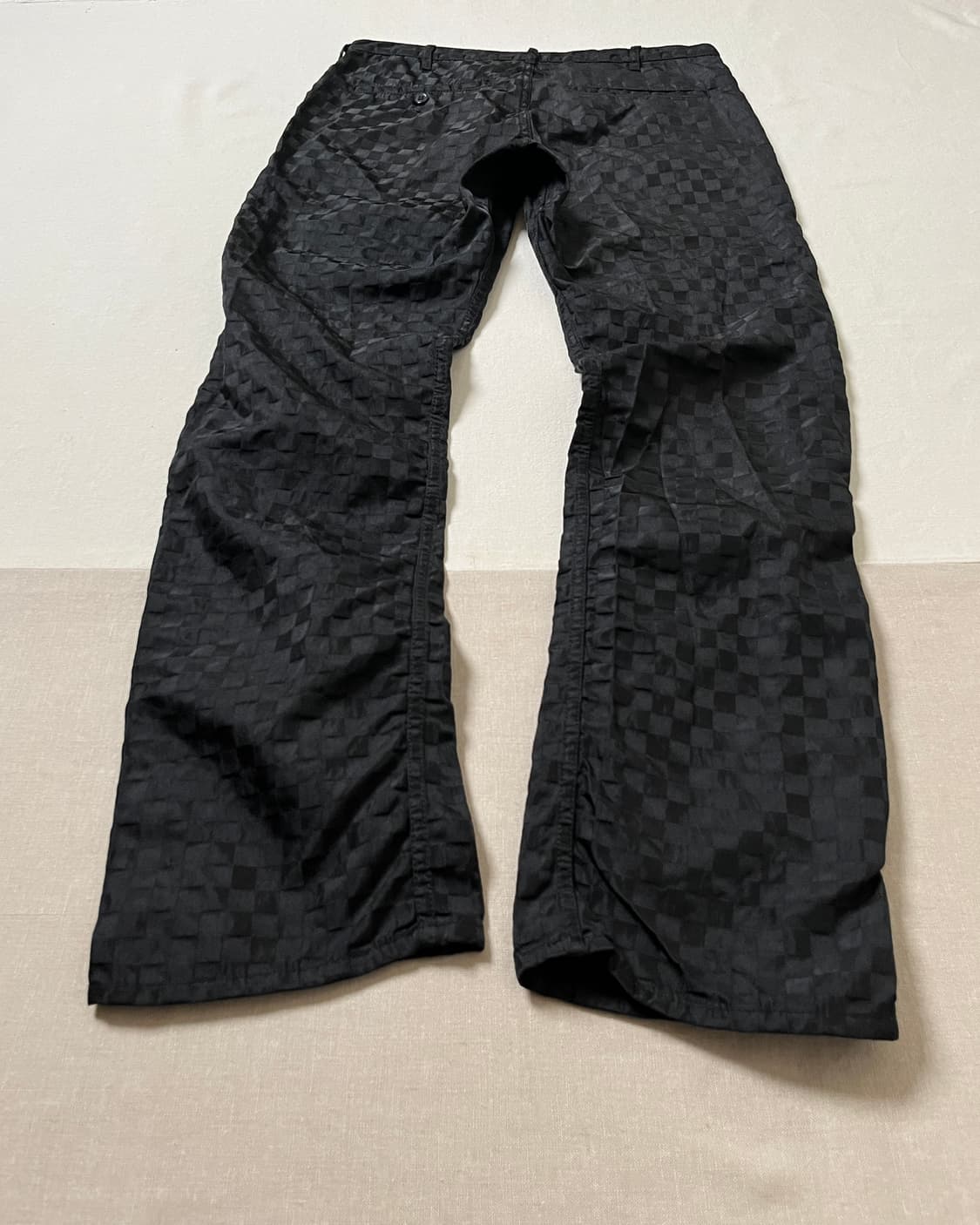 꼼데가르송 옴므플러스 체커보드 나일론 팬츠 homme plus 상품이미지7