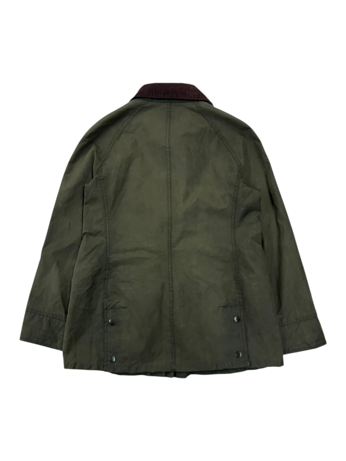 바버 골덴 카라 왁스 자켓 카키 38 #csz1969 상품이미지4