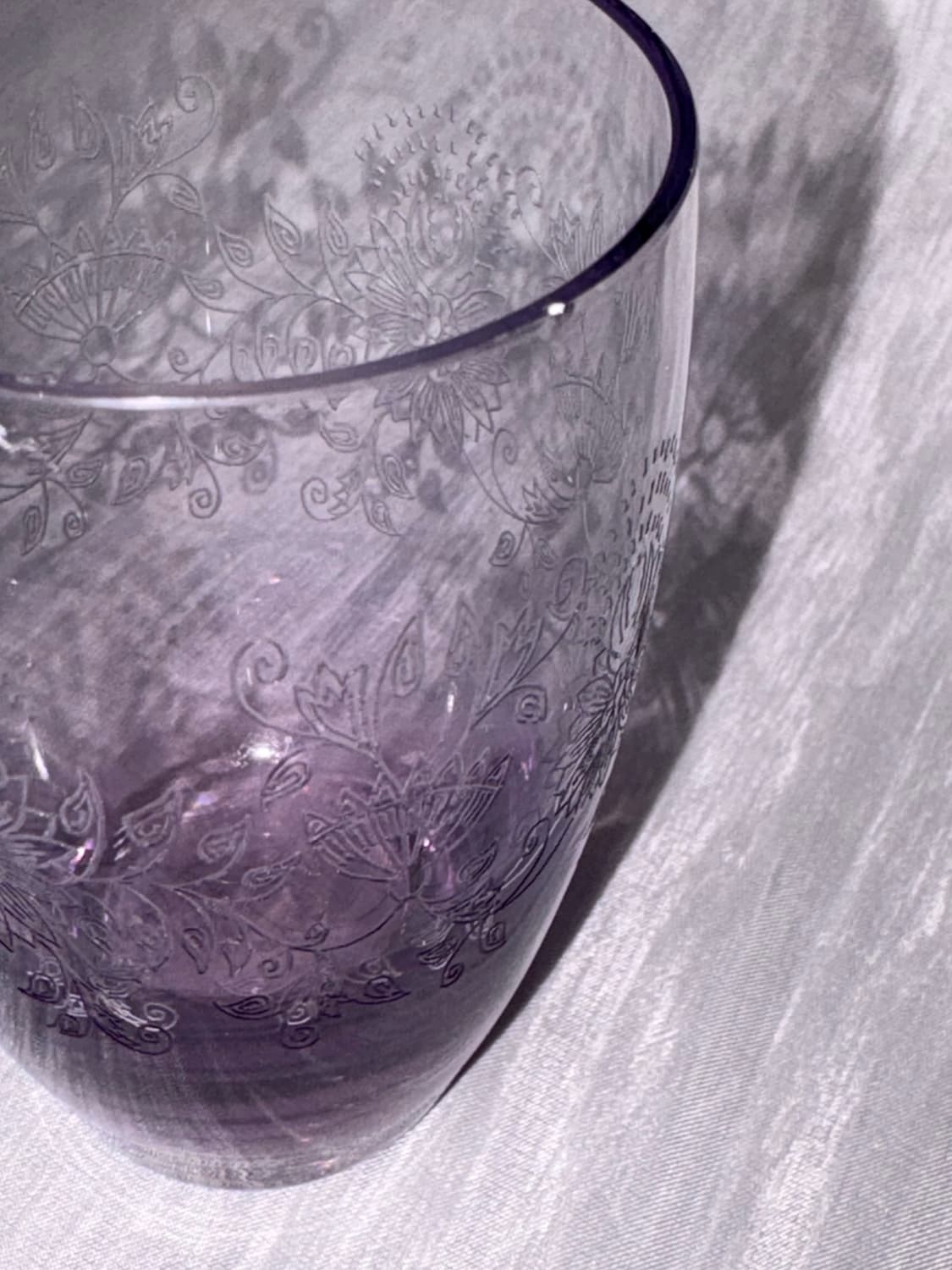 🔮Amethyst Floral Etched Tumbler 상품이미지3