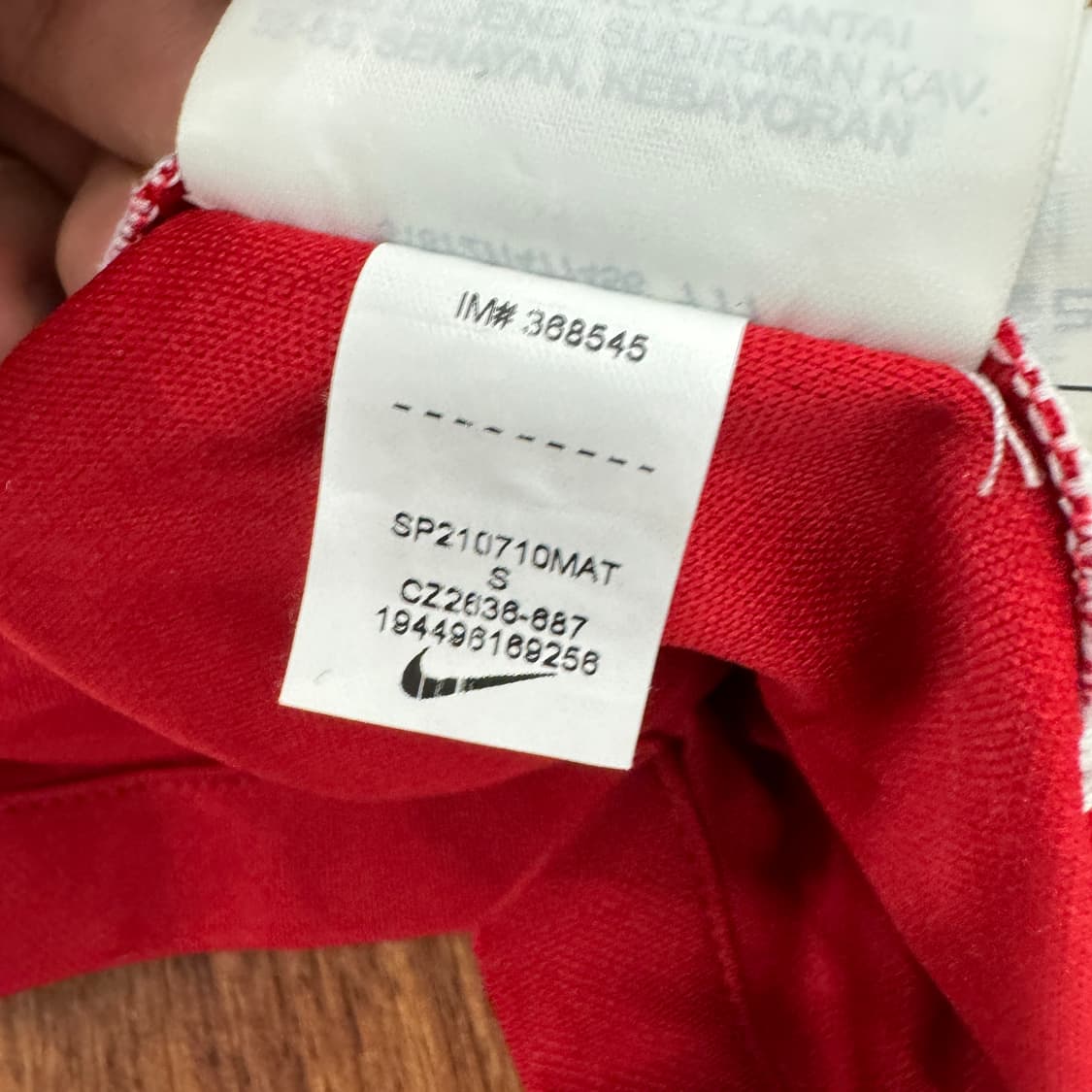 S 나이키 리버풀FC 20-21시즌 홈 유니폼  상품이미지7