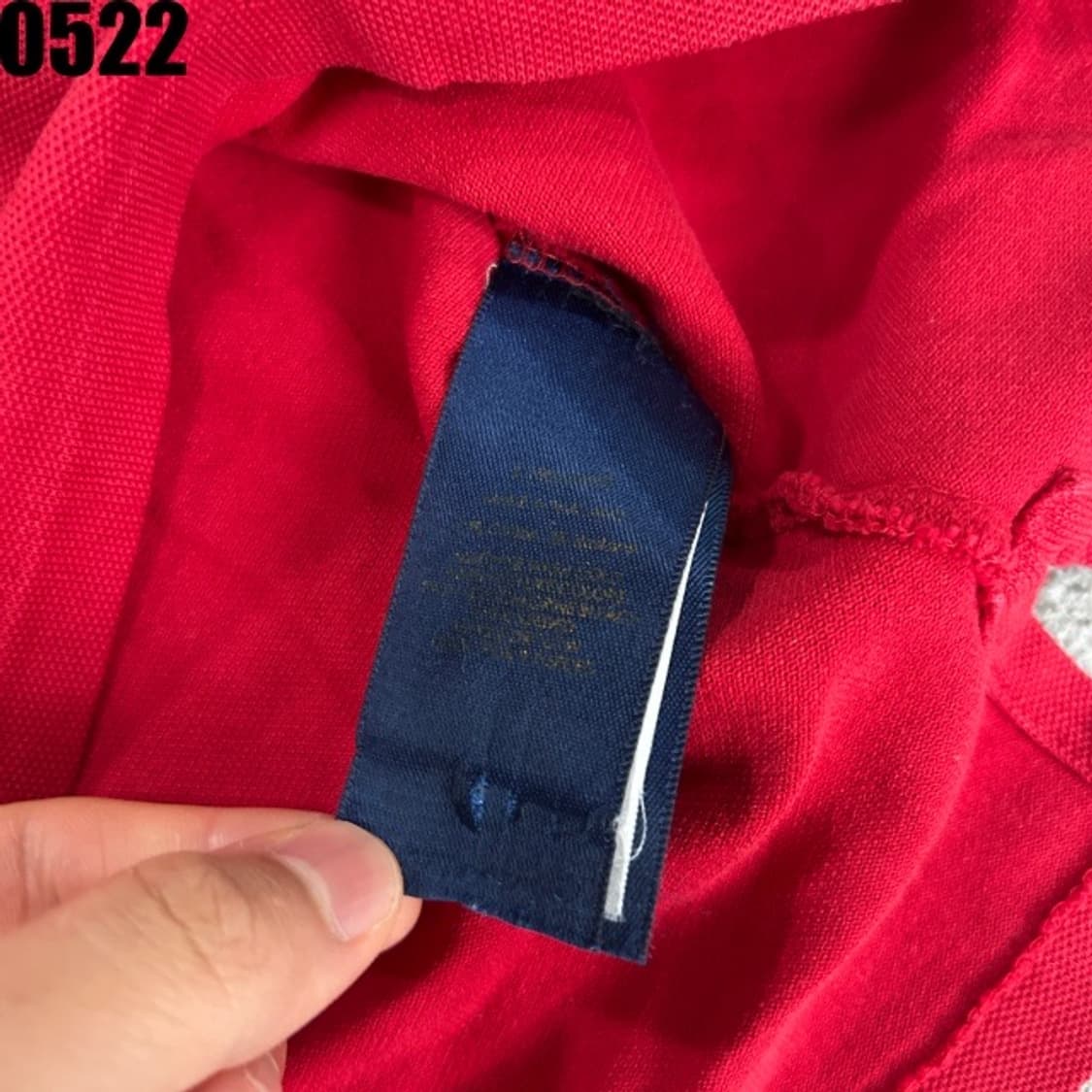 폴로 레드 반팔카라티  상품이미지3