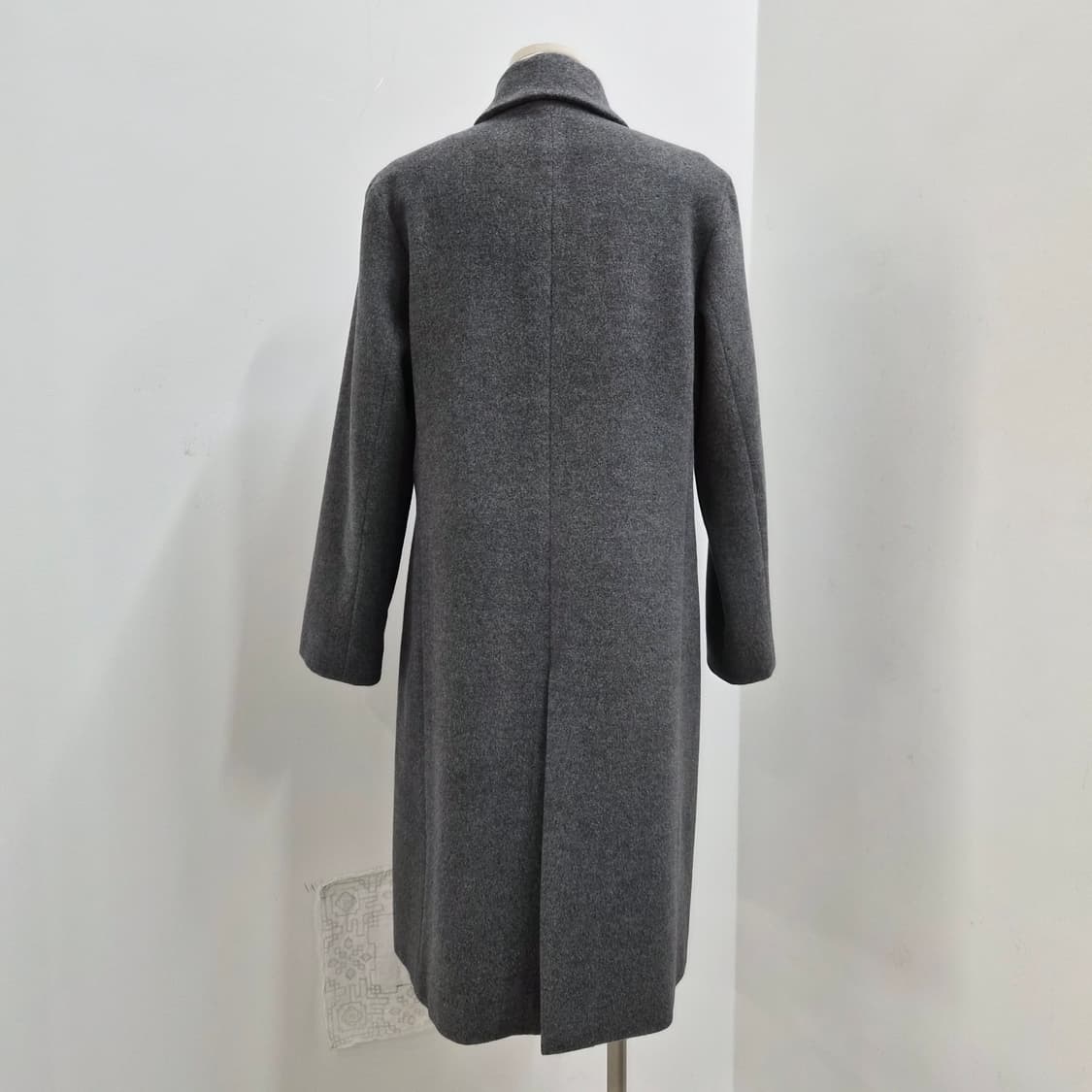 울100 클래식 그레이 롱코트 상품이미지3
