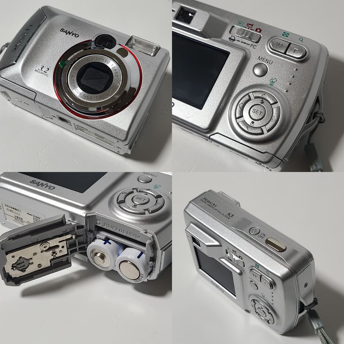 산요 작티 DSC-S3 빈티지 디카 디지털 카메라 상품이미지9